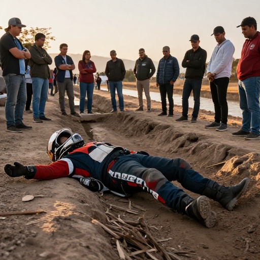 Tacna: Motociclista muere al caer a canal de riego tras despistarse