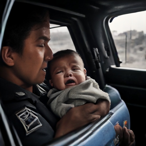 Joven dio a luz en patrullero policial en Characato, Arequipa