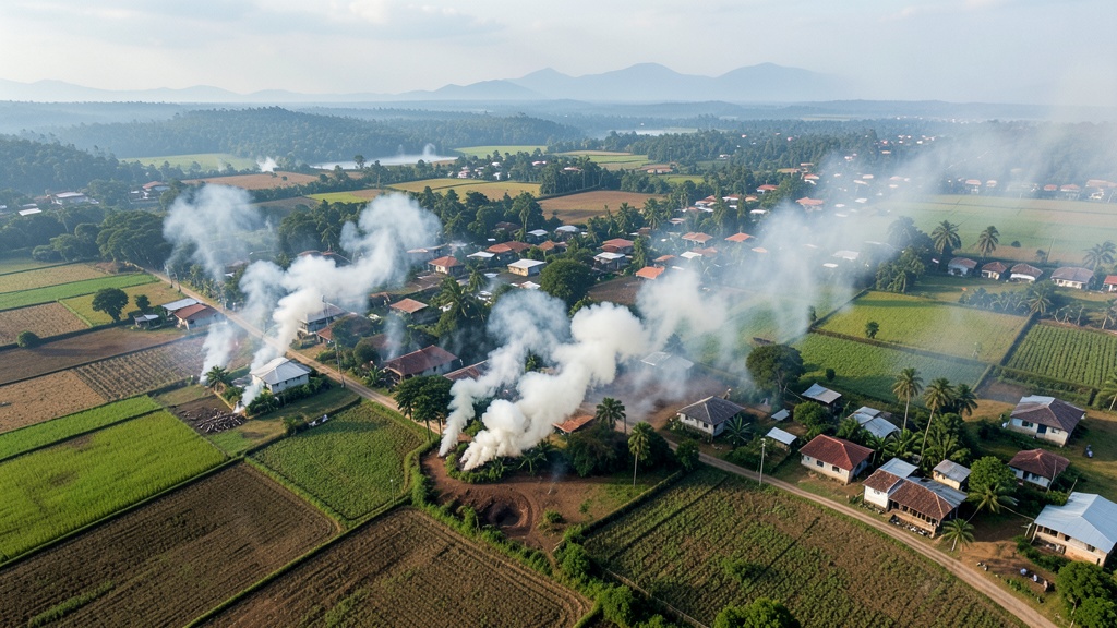 Incendio en La Pampa amenaza viviendas y terrenos cerca a Huancané Chico