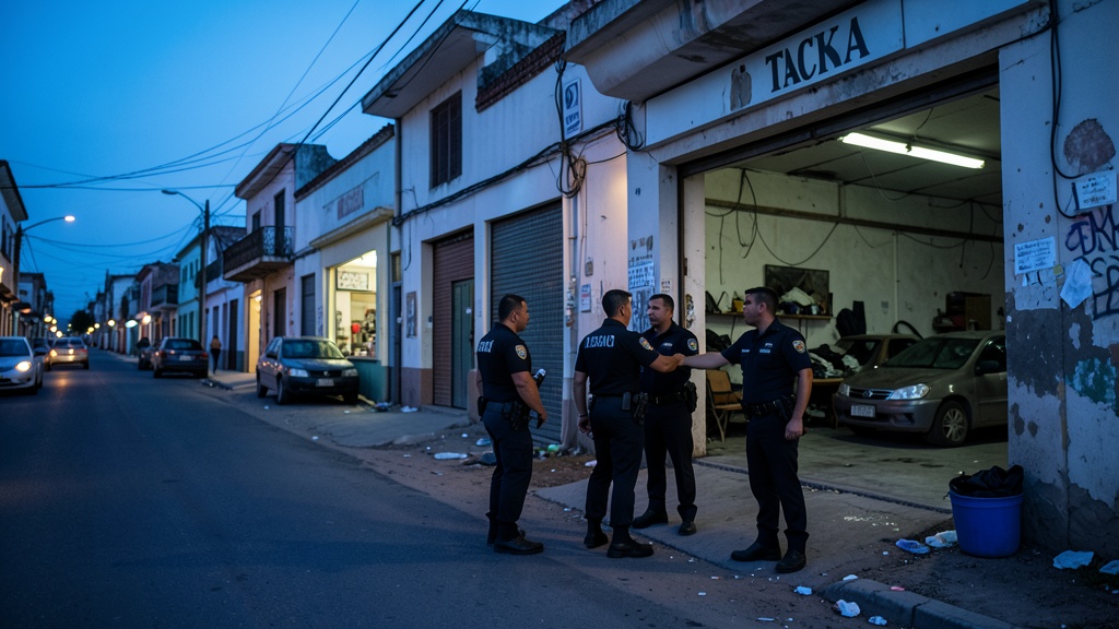 PNP detiene a dos hombres por robo de autopartes en el Cercado de Tacna