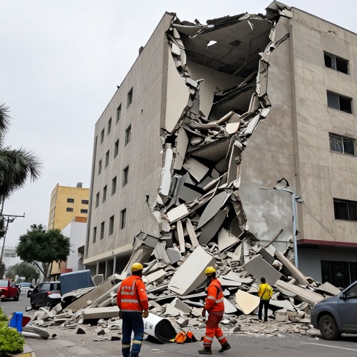 Colombia en duelo: hospitales colapsados tras sismo de 7,4 grados y toques de queda