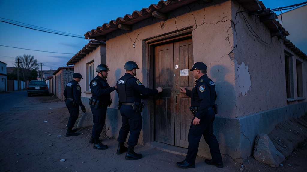 Operativo policial-fiscal allana vivienda en Tacna por presunta trata de personas