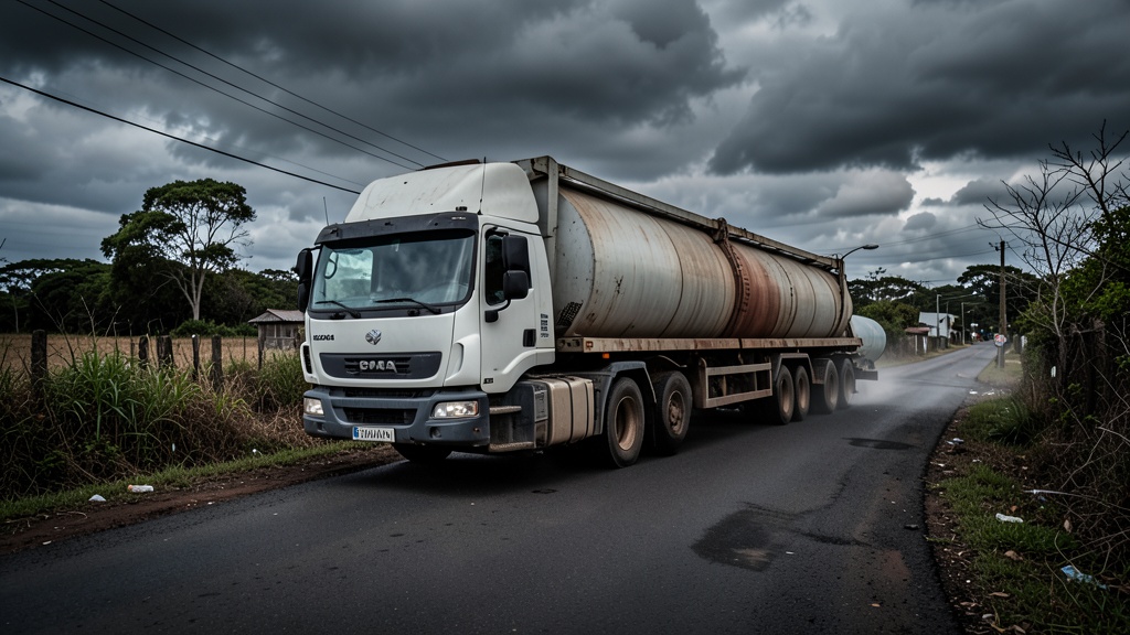 Tránsito restringido en la Variante de Uchumayo por volcamiento de tráiler