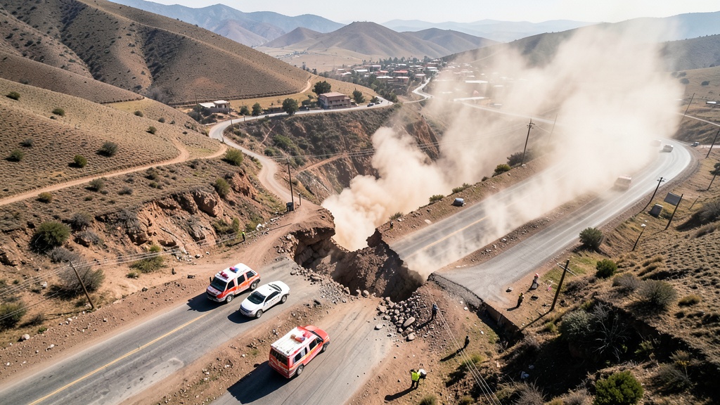Arequipa: restablecen tránsito parcial tras derrumbe en Panamericana Sur