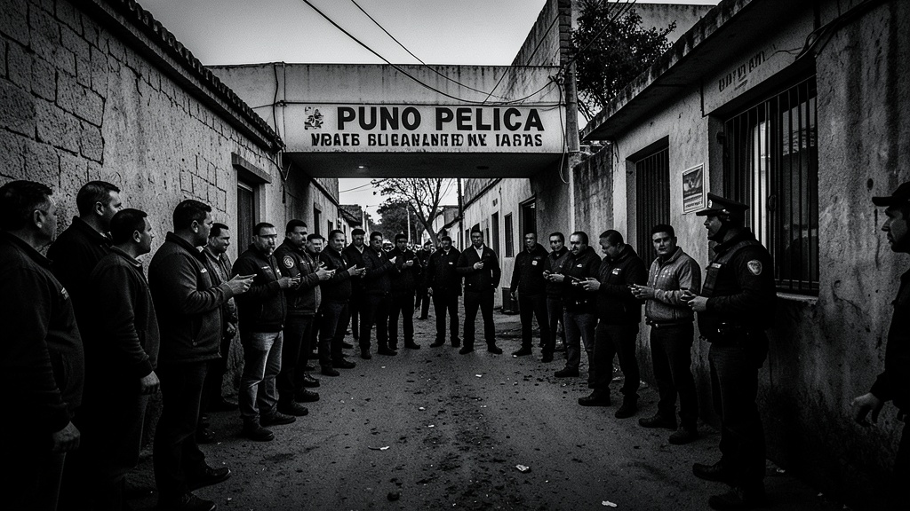 Vecinos de Puno retienen y castigan a cuatro presuntos policías del Grupo Terna por robo