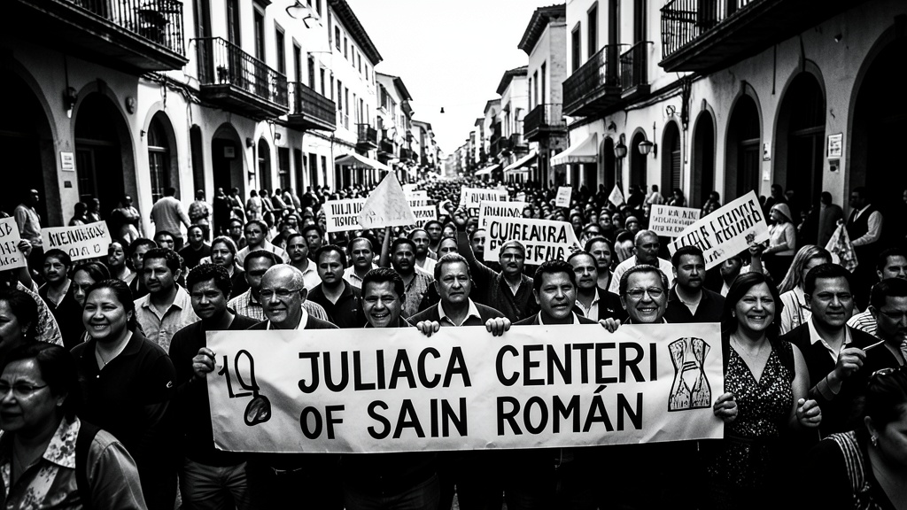 Juliaca rinde homenaje a 100 figuras clave en el centenario de San Román