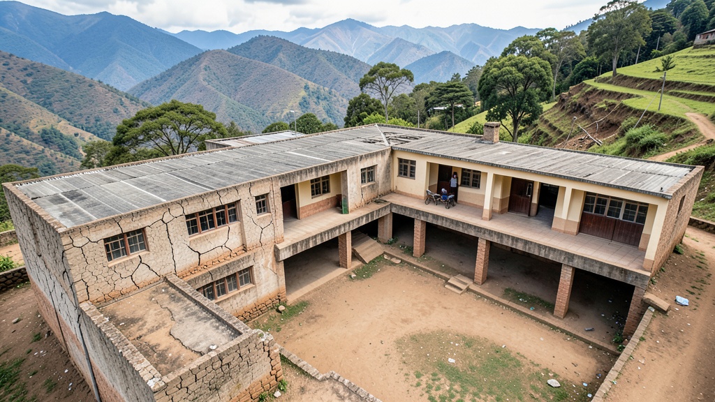 Colegio de Huarcaya exige a Región de Arequipa solución para aulas en estado crítico