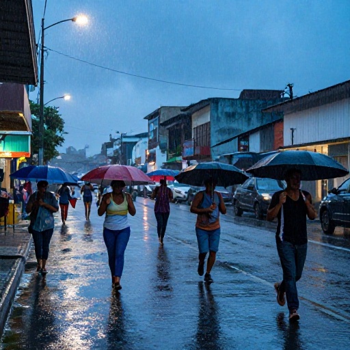Alerta roja Senamhi: Riesgo extremo por lluvias intensas en Camaná y Tacna