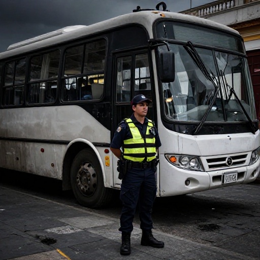 Policía investiga robo de bus urbano en Arequipa con arma de fuego