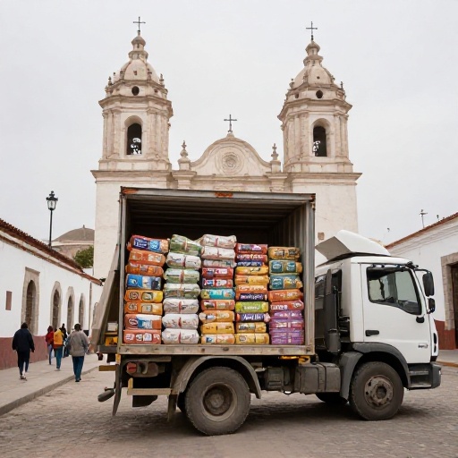 Llega ayuda humanitaria a Camaná para atender necesidades básicas en Arequipa