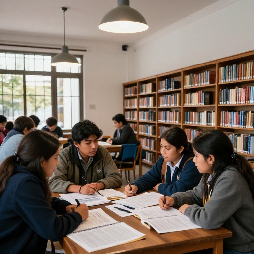 Estudiantes mollefinos usan biblioteca municipal para impulsar proyectos Eureka