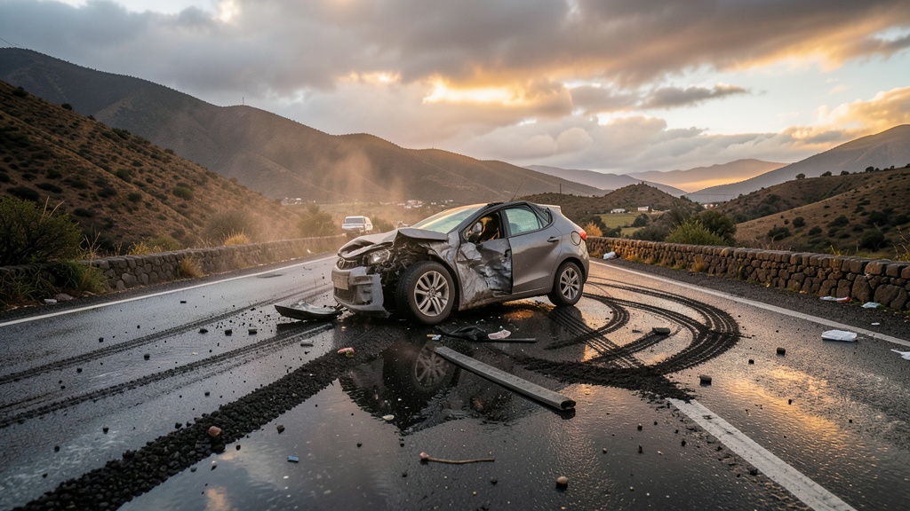 Choque en Panamericana Sur deja heridos y lloviznas persisten en Arequipa