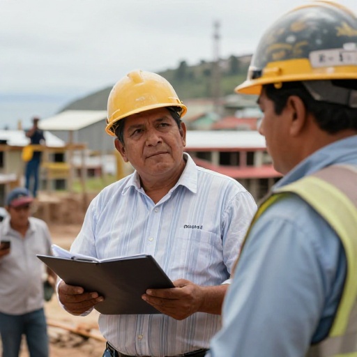Berly Gonzáles asegura respaldo al empleo local en obras de Camaná