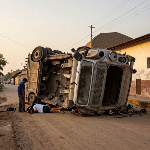 Tacna: Camioneta del sector Salud volcó y dejó trabajador herido