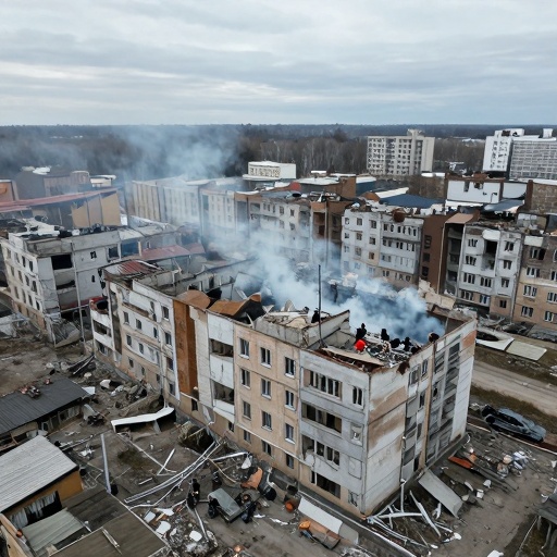 Ataque ucraniano en Belgorod: Cinco muertos y veinticinco heridos tras la ofensiva con drones
