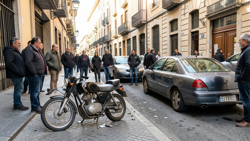 Choque entre motocicleta y auto deja herido a joven en Gregorio Albarracín