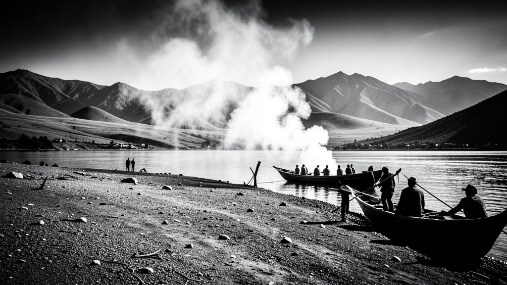 Incendio en las Islas Uros moviliza a la Marina de Guerra en Puno