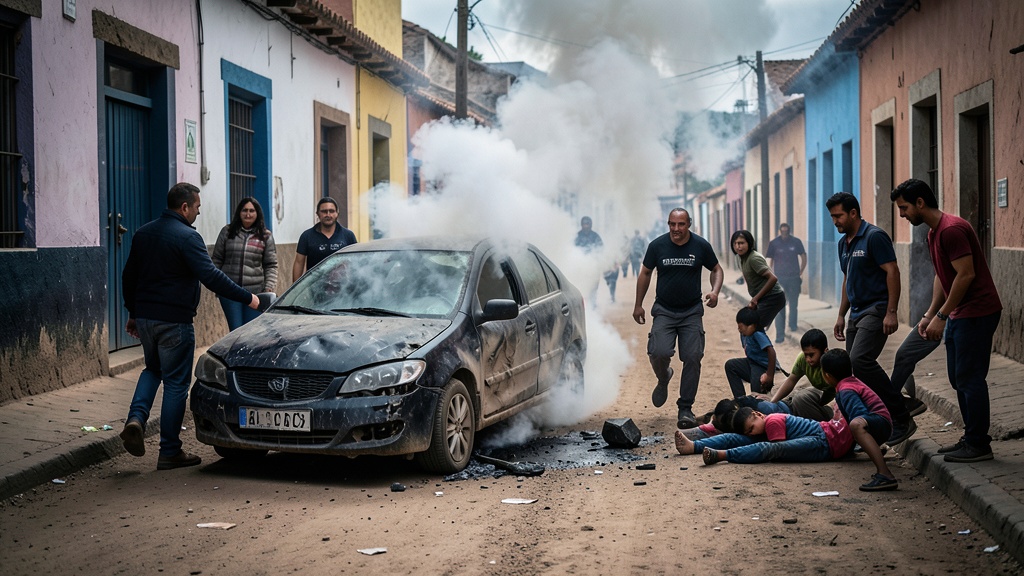 Arequipa: Choque entre tico y auto deja heridos, incluyendo dos menores